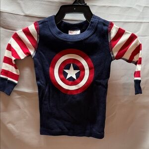 Marvel Baby Tee with Navy and Red Logo